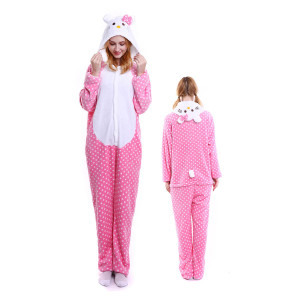 Кигуруми Hello Kitty в горошек L (165-175)